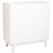 Aparador de madera de 2 puertas Blanco