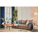 Sofá cama de 3 plazas con apertura italiana SAGA Beige