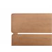 Beliani Cama LED Madera de caucho BOISSET 165x205 Marron