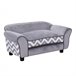 Sofá para Mascotas Madera, PVC, Esponja PawHut Gris