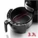 Freidora sin aceite HAEGER AIR FEAST 3.7L Negro