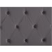 Beliani Cama con somier Terciopelo LUBBON 209x215 Gris
