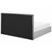 Beliani Cama con almacenaje Terciopelo LORIENT 177x216 Gris Claro