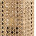 Lámpara de mesa Isao de ratán natural Beige
