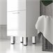 Mueble Auxiliar Baño Melamina de Madera kleankin, hogar - baño Blanco