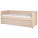 Beliani Cama con somier Bouclé TROYES 99x213 Beige