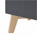 Armario alto Overath con 2 puertas MDF pino Gris