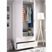 Armario 2 puertas efecto madera 81 Blanco