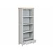 Beliani Estante para libros CLIO 72 Gris Claro
