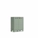 Armario resina exterior PLANET outdoor bajo 100x80x44cm verde Verde