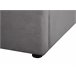Beliani Cama con almacenaje Terciopelo LUBBON 210x217 Gris