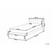 Beliani Cama con somier Madera de pino BARRET 106x210 Marron