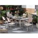 Beliani Conjunto de comedor GROSSETO Beige