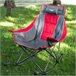 Aktive Silla mecedora plegable camping c/cojín y bolsillos Aktive Silla mecedora plegable camping c/cojín y bolsillos Gris