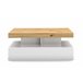 Mesa de centro fija blanco y roble CORSO Mesa de centro fija blanco y roble CORSO Blanco/ Madera