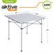 Mesa camping plegable de aluminio Aktive Camping Gris