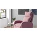 Sillón relax MILU manual color rosa Rosa