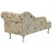 Beliani Chaise longue derecho Poliéster NIMES Beige
