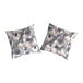 2 Fundas de almohada 100% algodón percal ONILE Azul