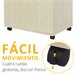 Aparador Auxiliar para Microondas Tablero de Partículas E1 HOMCOM 60 Blanco