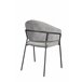 Pack de 2 sillas de comedor SHAUNI Gris Claro
