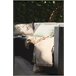Set jardín OASIS con sofá rinconera 5 plazas y mesa de centro Grafito