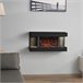 KAMINIO Eléctrica Chimenea LIZ - Chimenea Eléctrica de Pared Negro