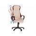 Beliani Silla ejecutiva FELICITY Beige