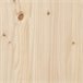 Aparador de madera maciza de pino 60 Blanco
