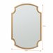 Espejo de pared Aura diseño atractivo MDF Dorado