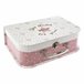 WELL HOME - Set de 3 maletitas infantiles, para niños Rosa
