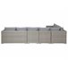 Beliani Conjunto longue XXL Beige