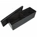 Taburete con almacenamiento Negro