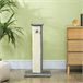 Rascador para Gatos Aglomerado de Madera, Felpa, Sisal PawHut Gris
