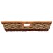 Bandeja rectangular de cuerda trenzada Marron