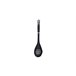 Cucharón RANURADO de acero inoxidable y nylon Negro