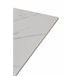 Mesa rectangular en cerámica blanca BIMBA Blanco/ Negro