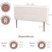 Cabecero Carmen BUDWING 140 Beige