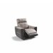 Sillón relax eléctrico MOON color gris claro y gris oscuro Gris