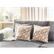 Beliani Cojín decorativo NOTELEA Beige