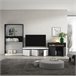 Muebles de Salón para TV 360 Blanco/ Negro