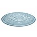 Alfombra FUN Napkin servilleta circulo 140x140 Azul