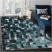 Alfombra DE LUXE moderna 6768 Geométrico - Structural 180x270 Verde