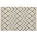 Beliani Alfombra de pelo corto ELDES 160x230 Beige