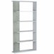 Pack 4 Estanterías Modernas para Salón Comedor Blanco/ Gris
