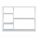 Estantería de pie Isojoki de 5 niveles metal Blanco