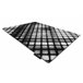 Alfombra INTERO REFLEX 3D enrejado 140x190 Gris