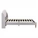 Marco de la cama 200x140 Gris