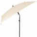 Aktive Parasol de jardín cuadrado con mástil inclinable 175x175 Beige