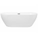 Beliani Bañera independiente CARRERA 80x180 Blanco